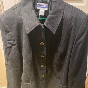 Vintage Pendleton Wool Black Jacket -women’s 8